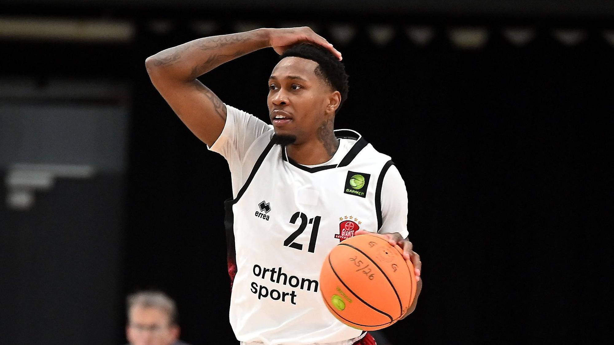 03.10.2025, Basketball-Bayer Giants-Bochum
John Williams Jr. (Bayer)
Foto: Uli Herhaus