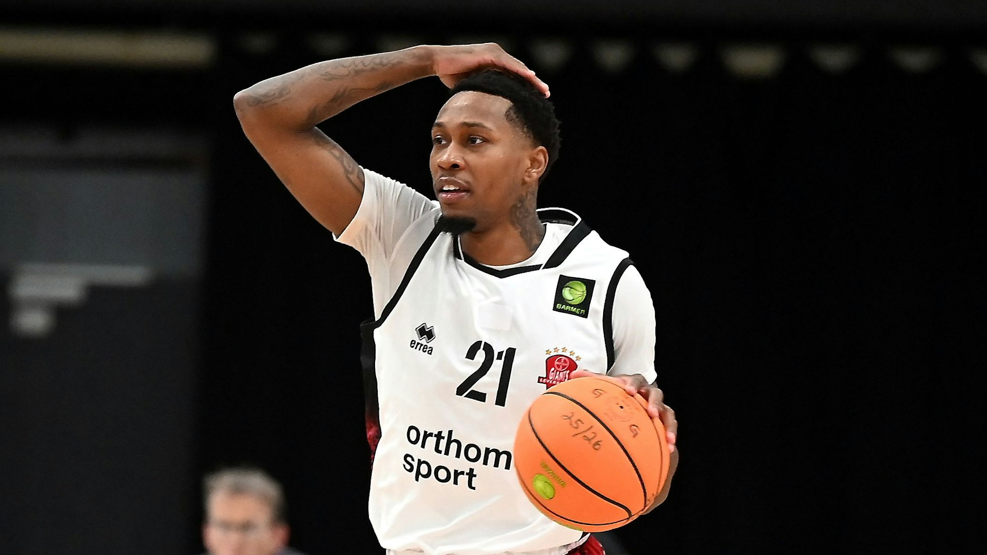 03.10.2025, Basketball-Bayer Giants-Bochum
John Williams Jr. (Bayer)
Foto: Uli Herhaus