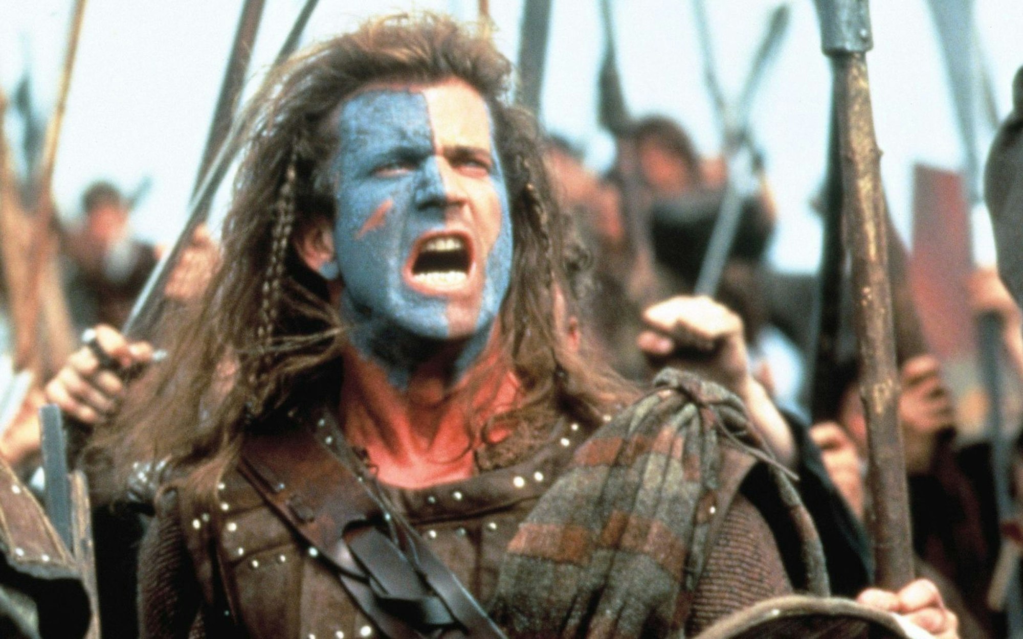 Bei „Bravheart“ führte Mel Gibson Regie und spielte gleichzeitig die Hauptrolle des schottischen Freiheitskämpfers William Wallace. (Bild: 2XXX / Tw)
