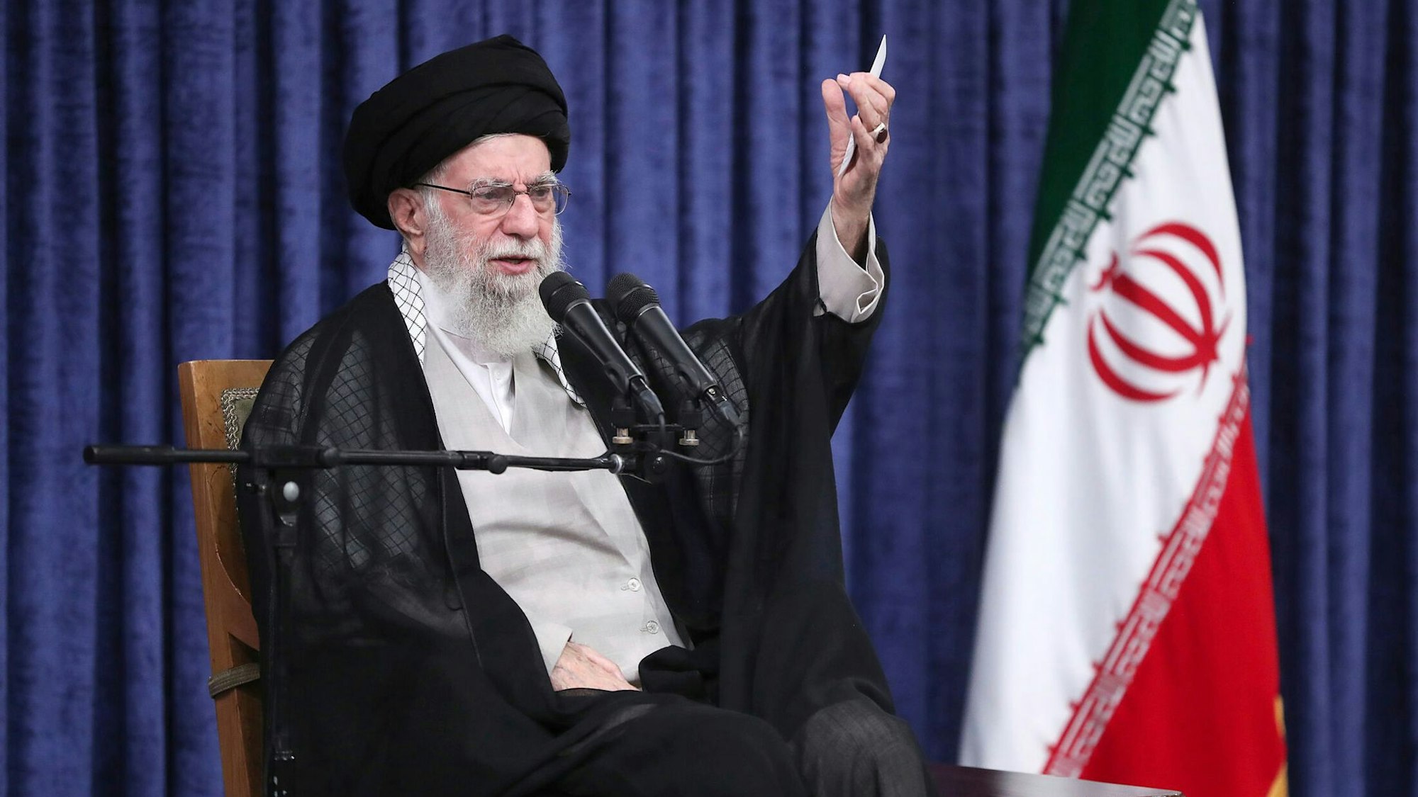 Irans oberster Führer Chamenei fordert harte Maßnahmen gegen die „Unruhestifter“, die er als Feinde des Landes bezeichnet. (Archivbild)