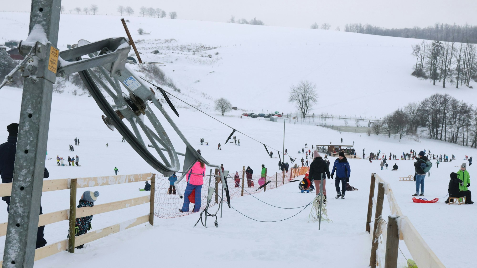 Das Foto zeigt den Lift am Sonntag.