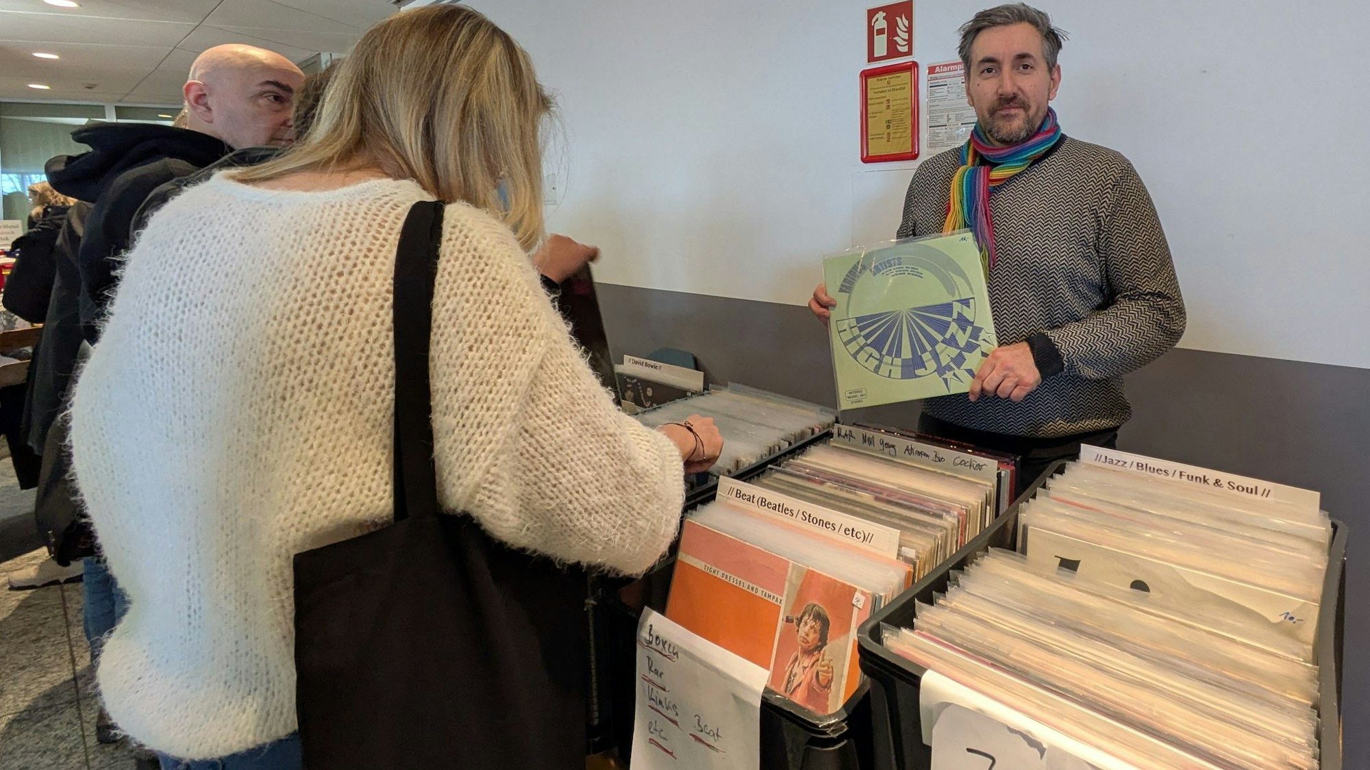Zarko Tubin hat in Waldbröl einen Plattenladen.