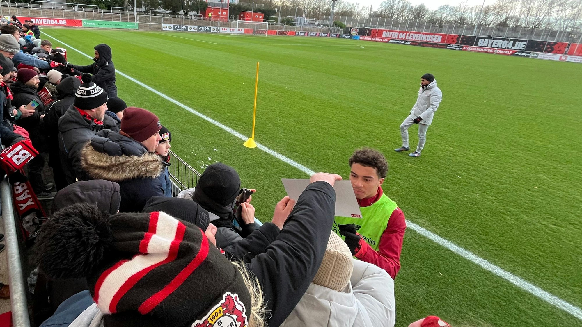 Autogrammjagd nach Trainingsende