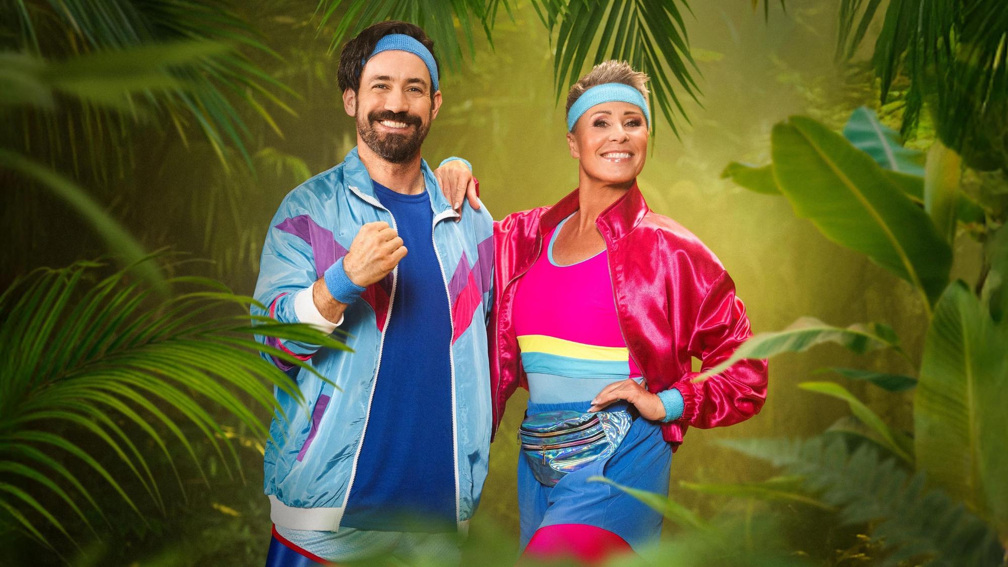 Sonja Zietlow und Jan Köppen im Dschungel.