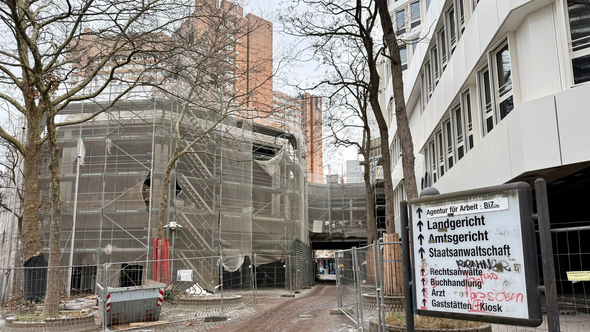 Blick auf das Landgericht in Köln am 5. Januar 2026