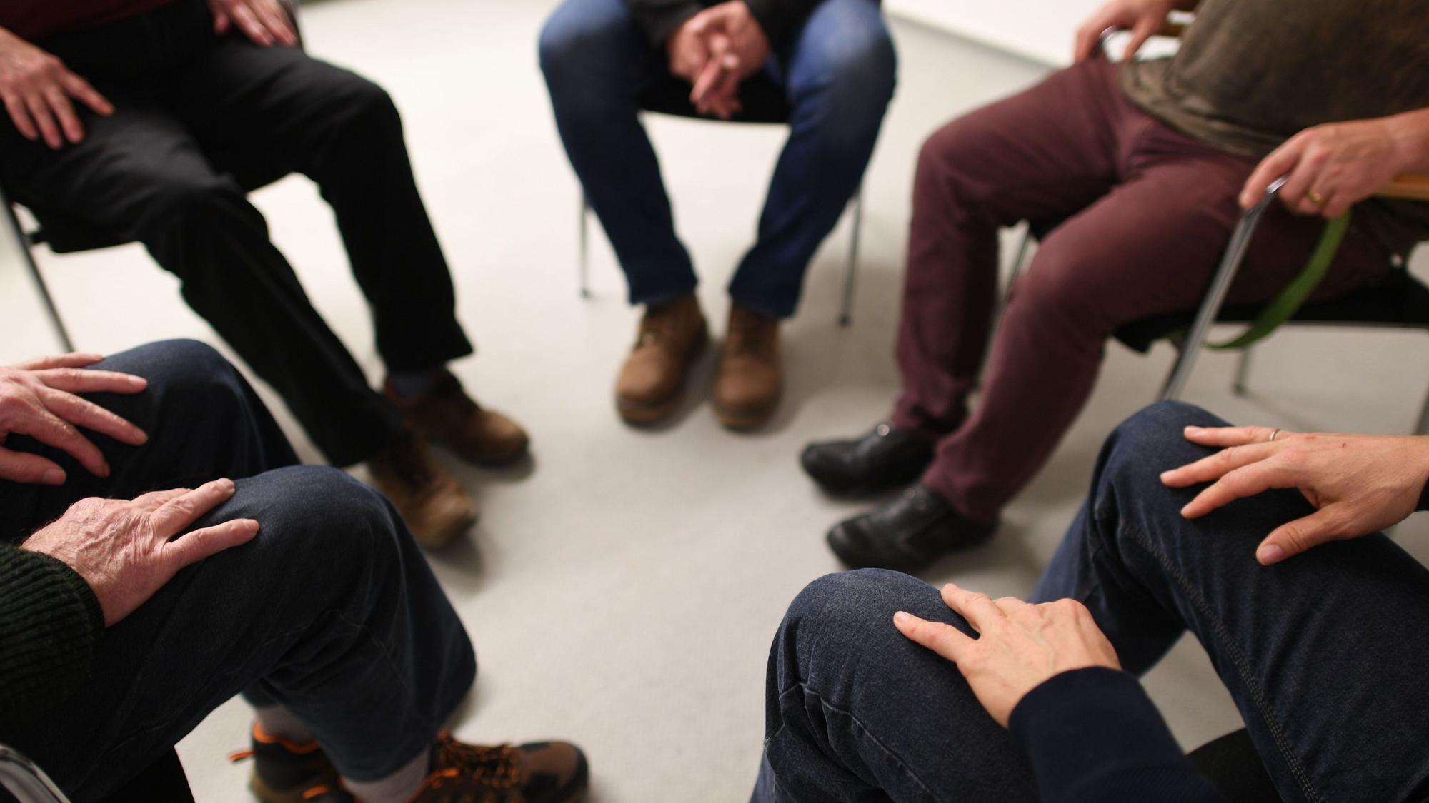 Blick auf eine Selbsthilfegruppe