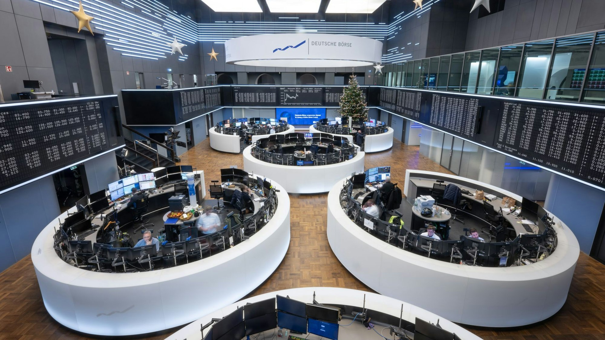 Frankfurter Börse: Verglichen mit den US-Techkonzernen sind deutsche Unternehmen Zwerge. (Archivbild)