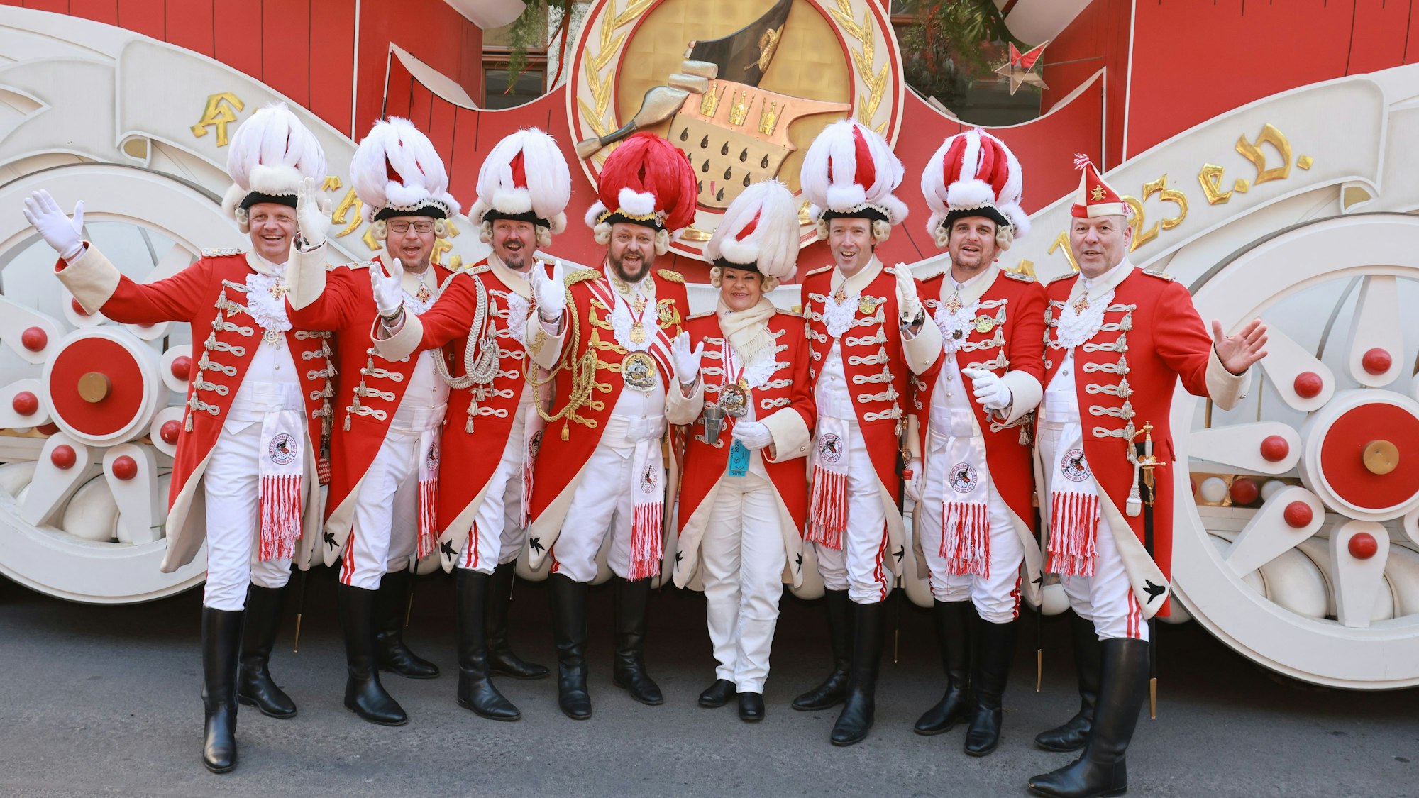 Innenministerin Nancy Faeser zu Besuch bei den Roten Funken.