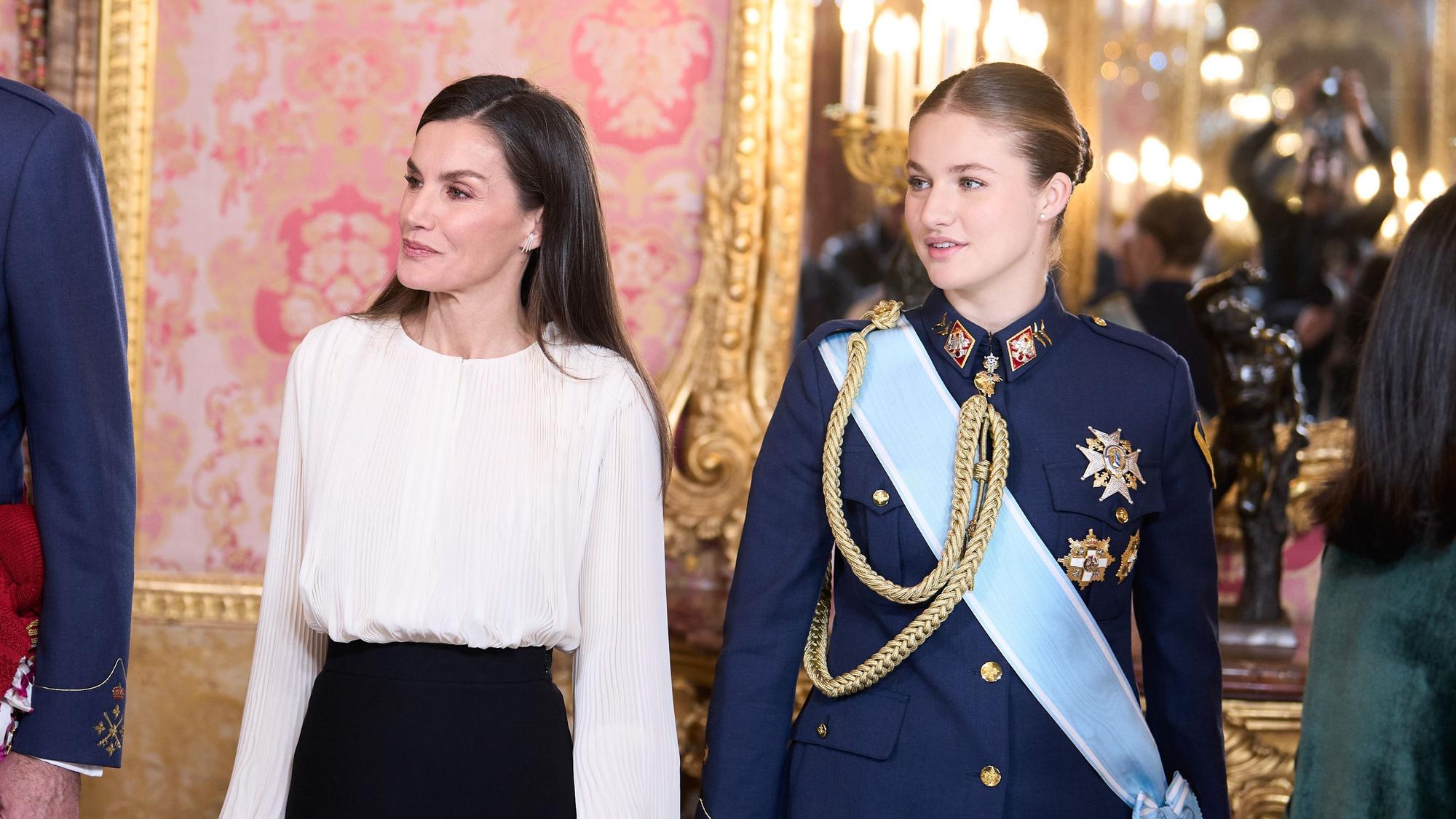 Königin Letizia und Kronprinzessin Leonor.