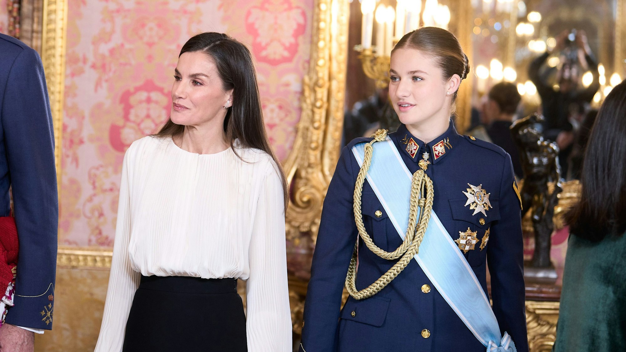 Königin Letizia und Kronprinzessin Leonor.