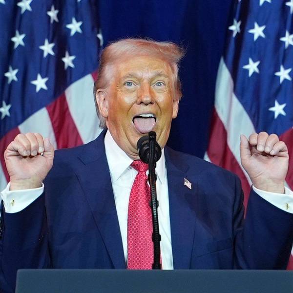 US-Präsident Donald Trump spricht zu den republikanischen Abgeordneten des Repräsentantenhauses während ihrer jährlichen Klausurtagung – und liefert dabei mitunter bizarre Szenen. (Archivbild)