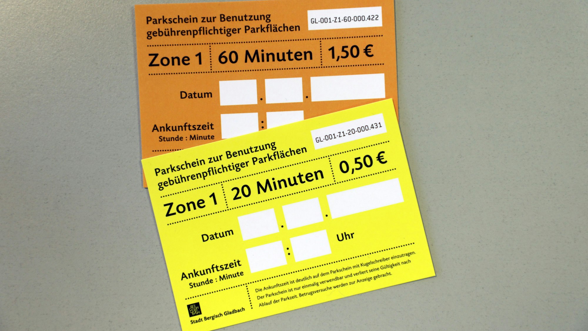 Die Plustickets zum Parken