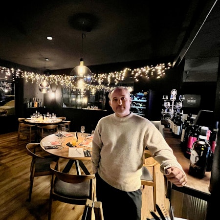 Silvio Gallo in seinem Restaurant „Nero“.