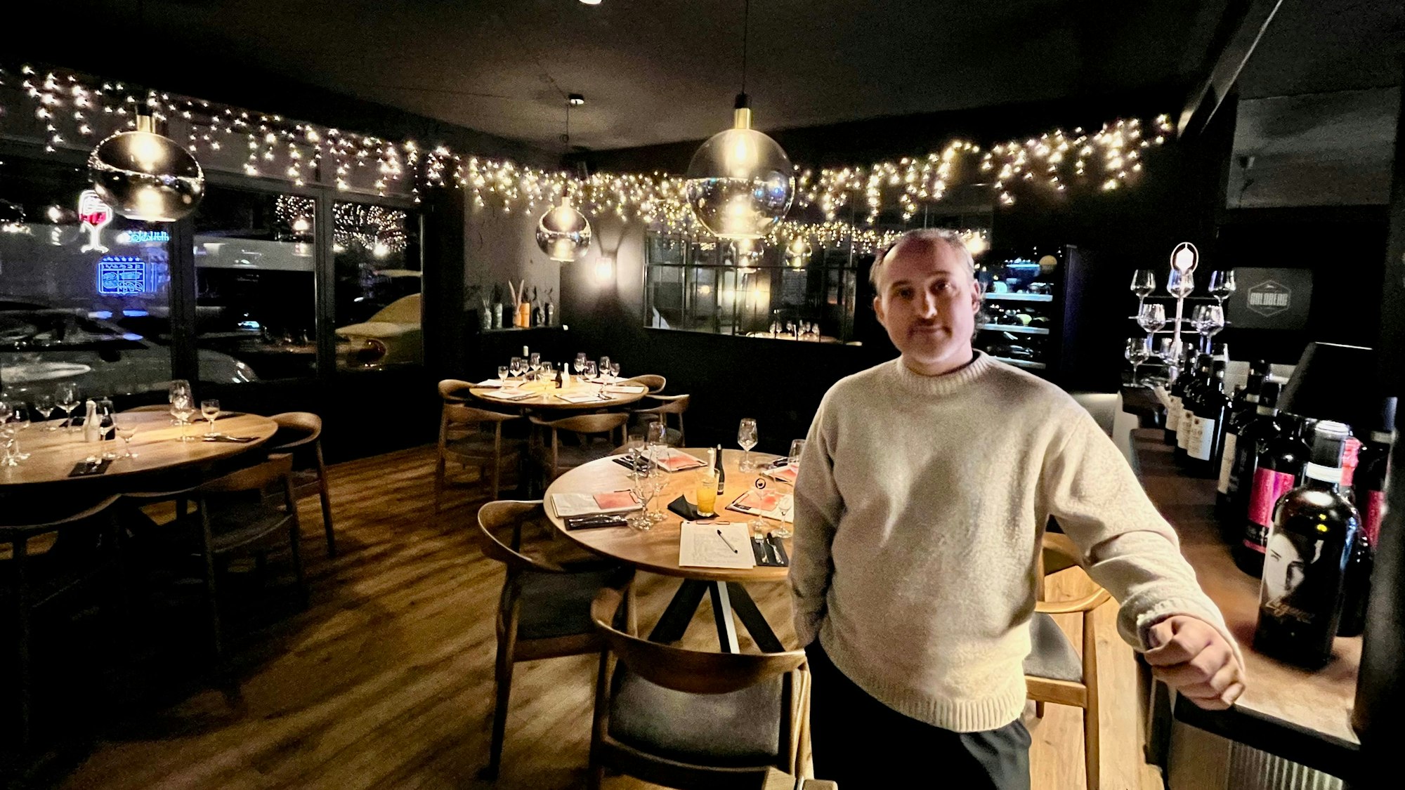 Silvio Gallo in seinem Restaurant „Nero“.