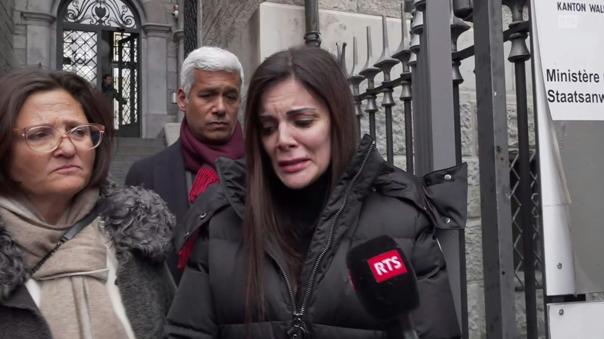 Jessica Moretti bei einem TV-Interview.