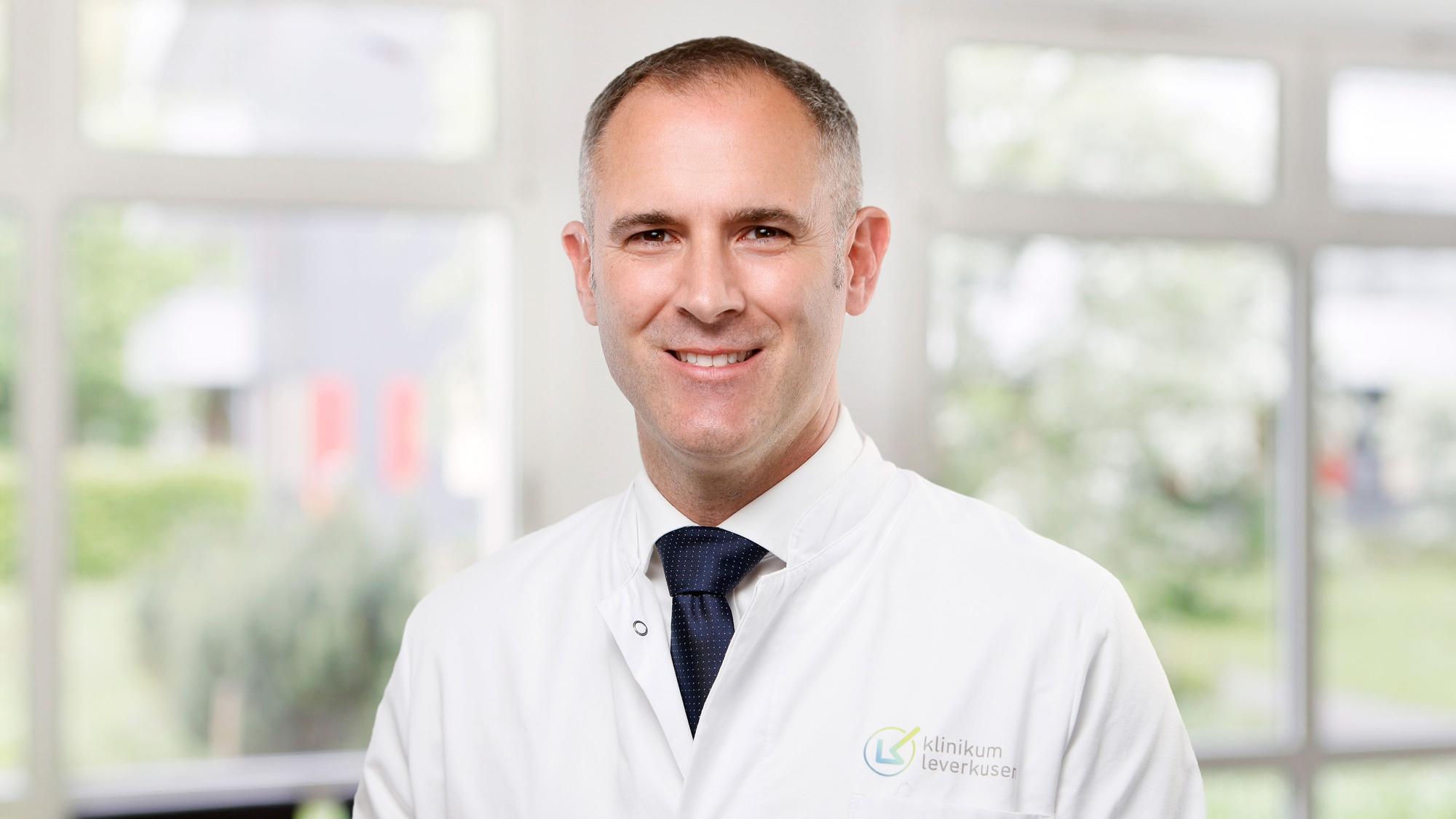 Dr. Christoph Adler, Direktor für Akut- und Notfallmedizin im Klinikum Leverkusen.