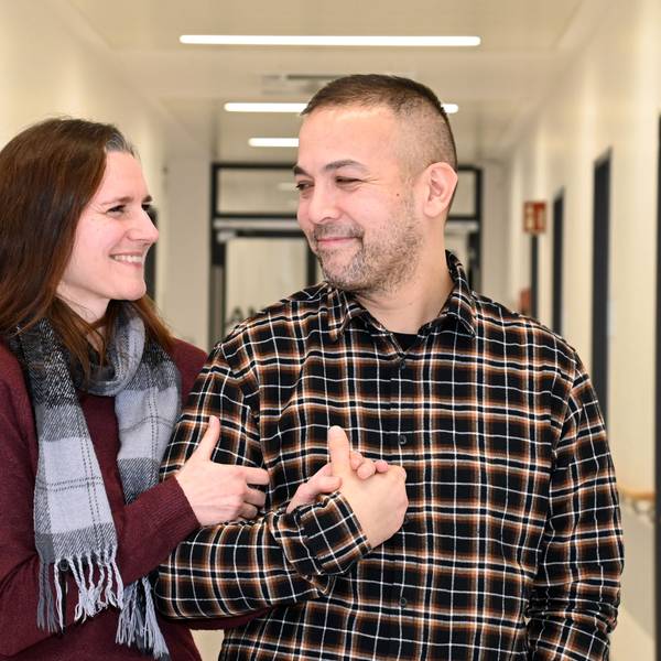 Jens Kreuch und seine Partnerin Sylvia Greulich.