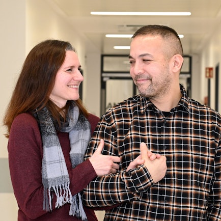 Jens Kreuch und seine Partnerin Sylvia Greulich.