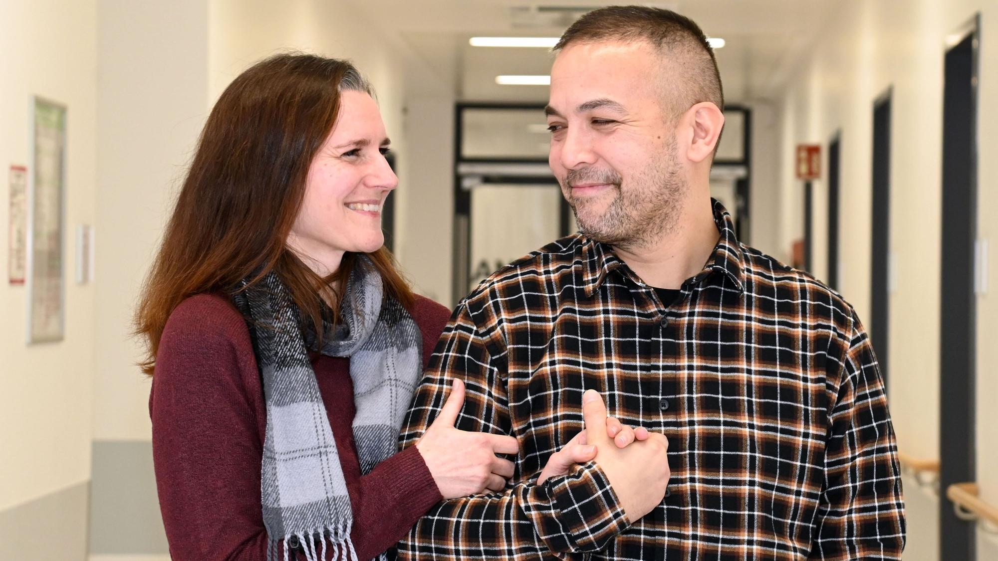 Jens Kreuch und seine Partnerin Sylvia Greulich.