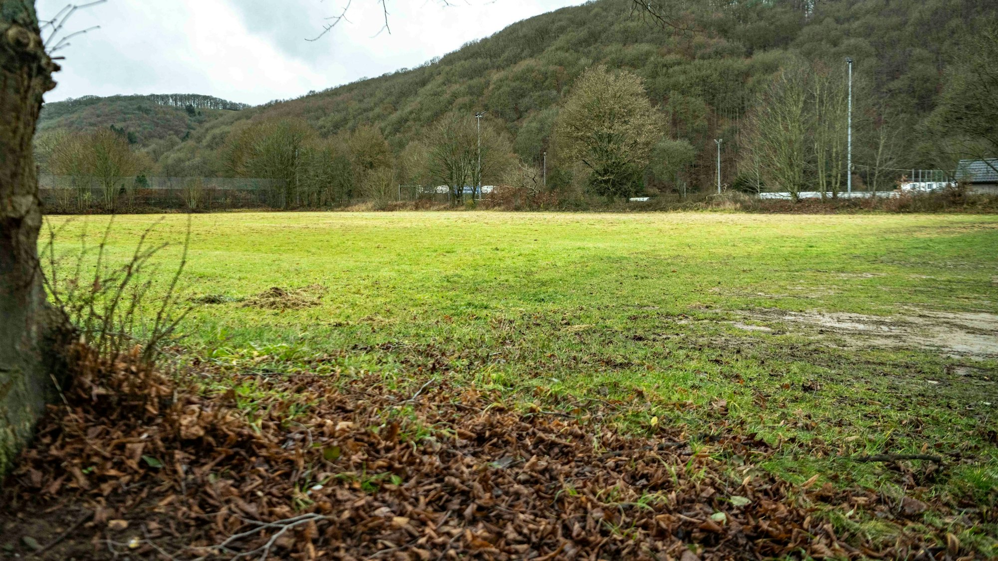 Das Bild zeigt den ehemaligen Rasenplatz in Nierfeld.