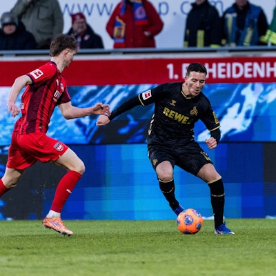 Said El Mala vor seinem Treffer zum 2:2 am Samstag in Heidenheim.