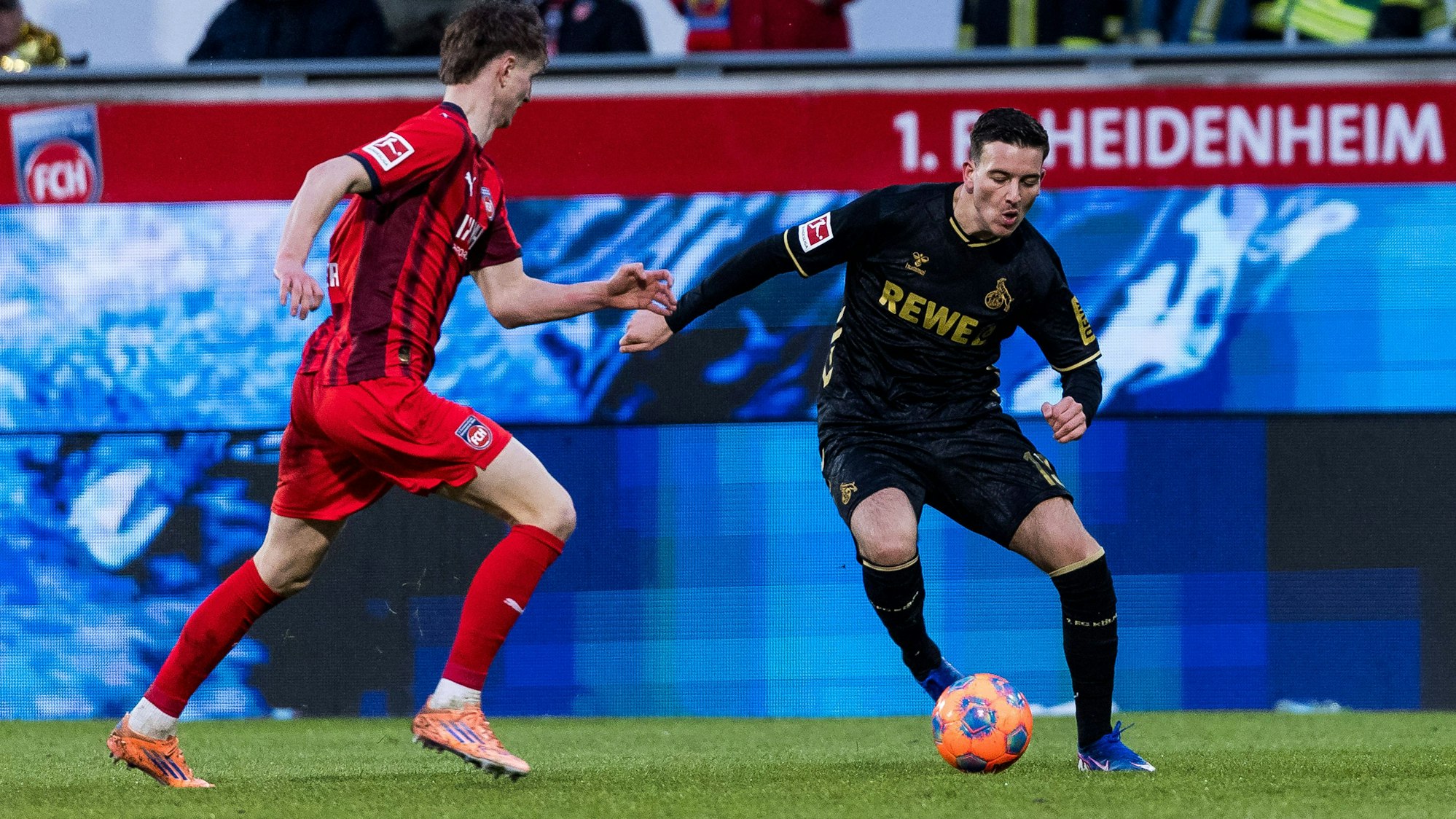 Said El Mala vor seinem Treffer zum 2:2 am Samstag in Heidenheim.