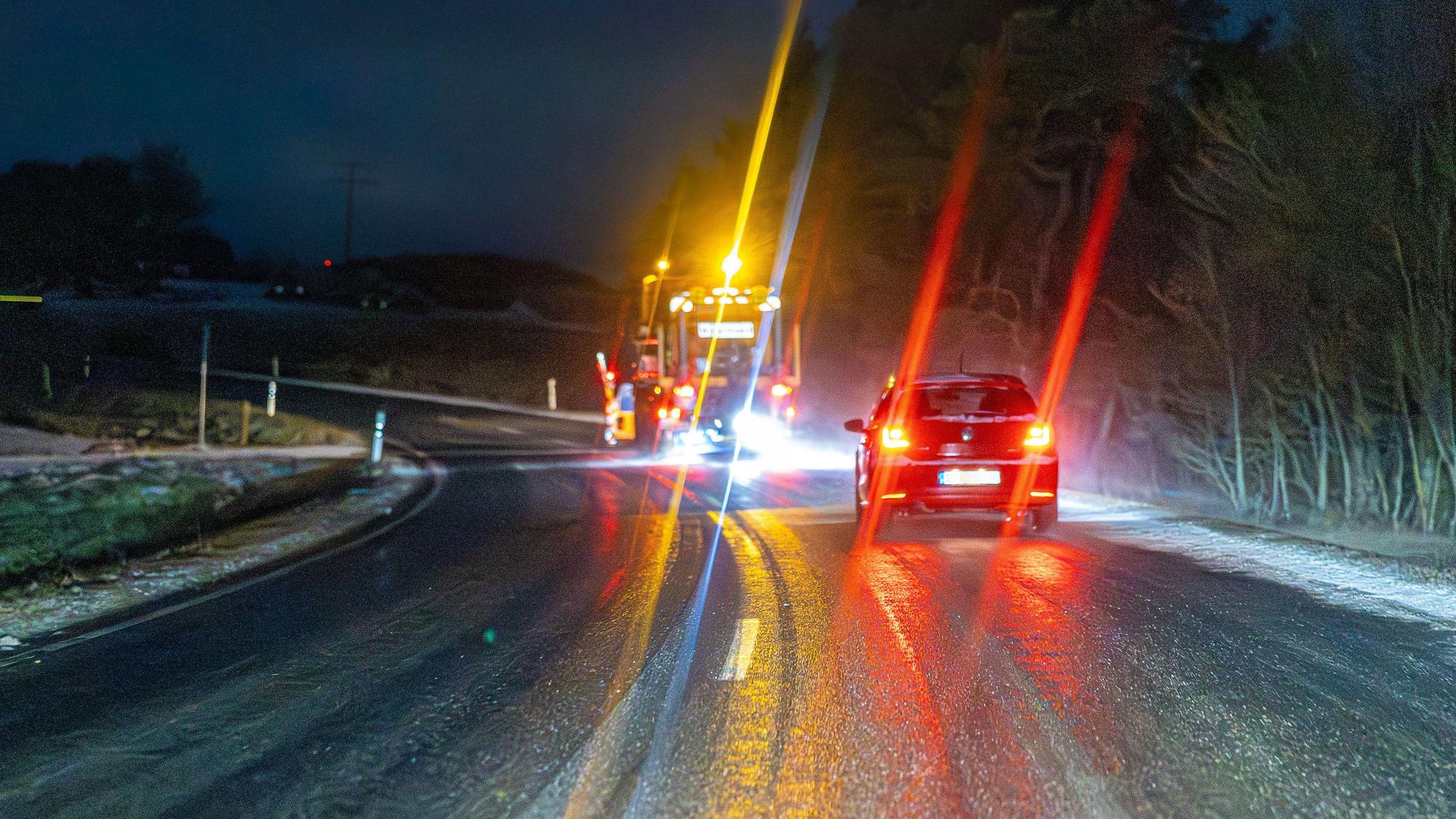 Ein Räumdienste in Einsatz.