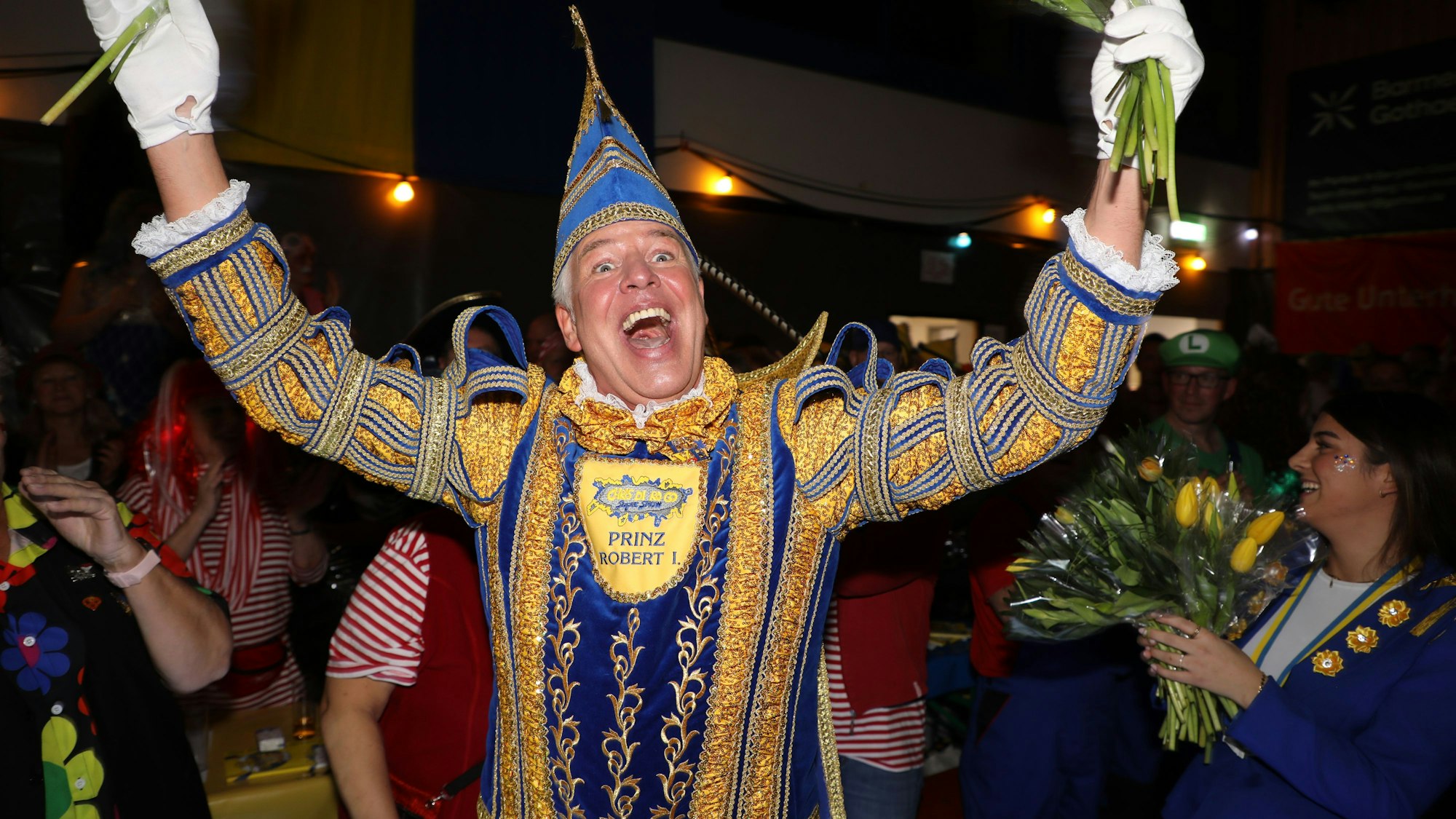 Das Foto zeigt den Eikamper Karnevalsprinzen Robert I. (Lennerts)