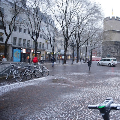 10.01.2026, Köln: Wetter Winter am Rudolfplatz. Foto:dirk Borm