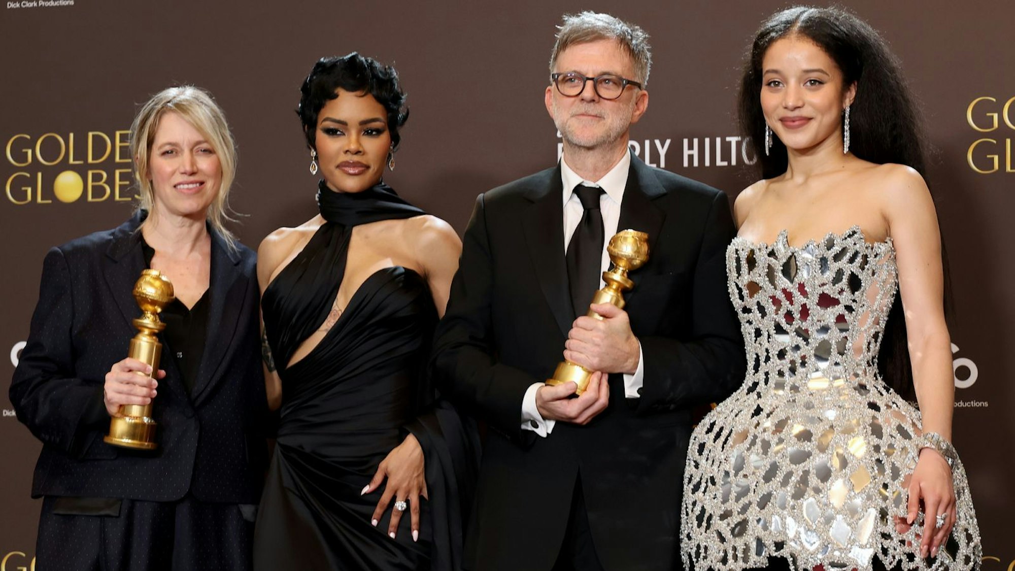 Paul Thomas Andersons „One Battle After Another“ gewann bei den Golden Globe Awards vier Preise. (Bild: 2026 Getty Images/Amy Sussman)