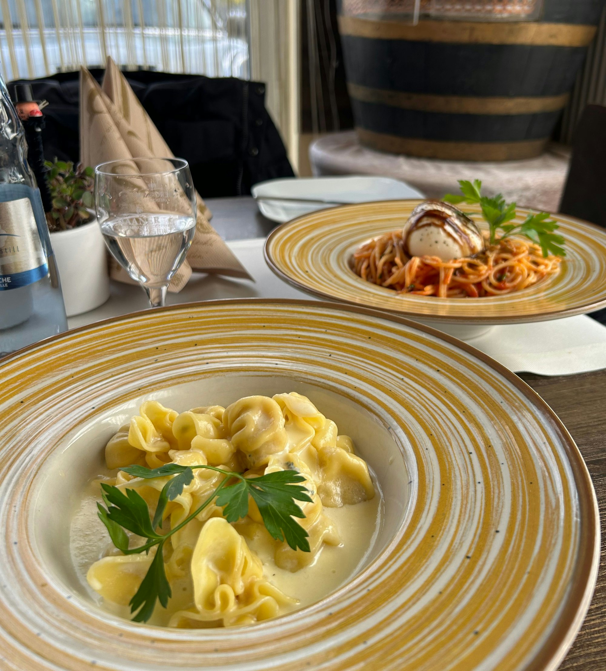 Pasta-Gerichte im „Caldo e Freddo“.