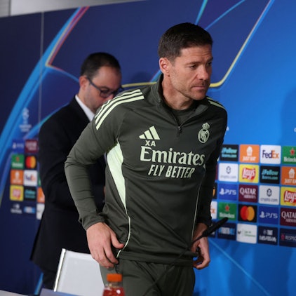 Das Bild zeigt Xabi Alonso. Foto: Pierre-Philippe MARCOU / AFP