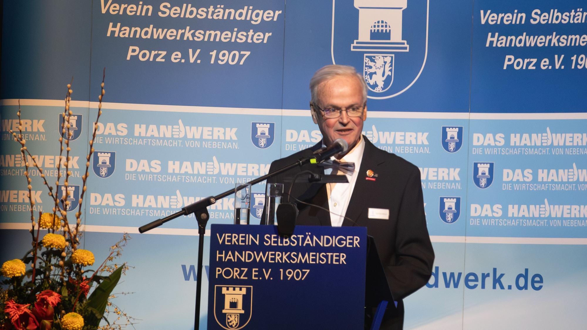 Redner/innen auf dem Neujahrsempfang Porzer Handwerksmeister 2026