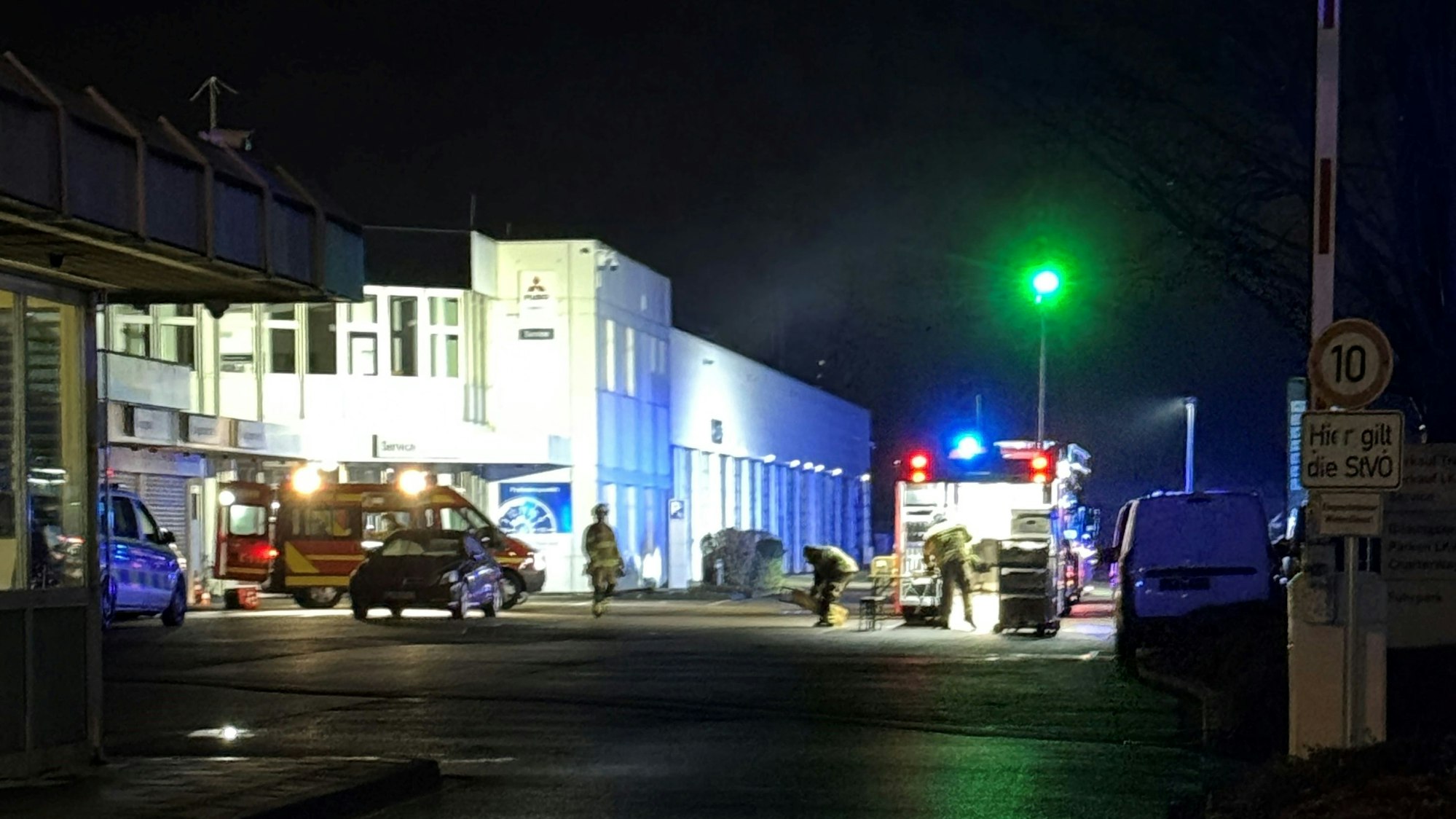 Das Bild zeigt das Werkstattgelände.