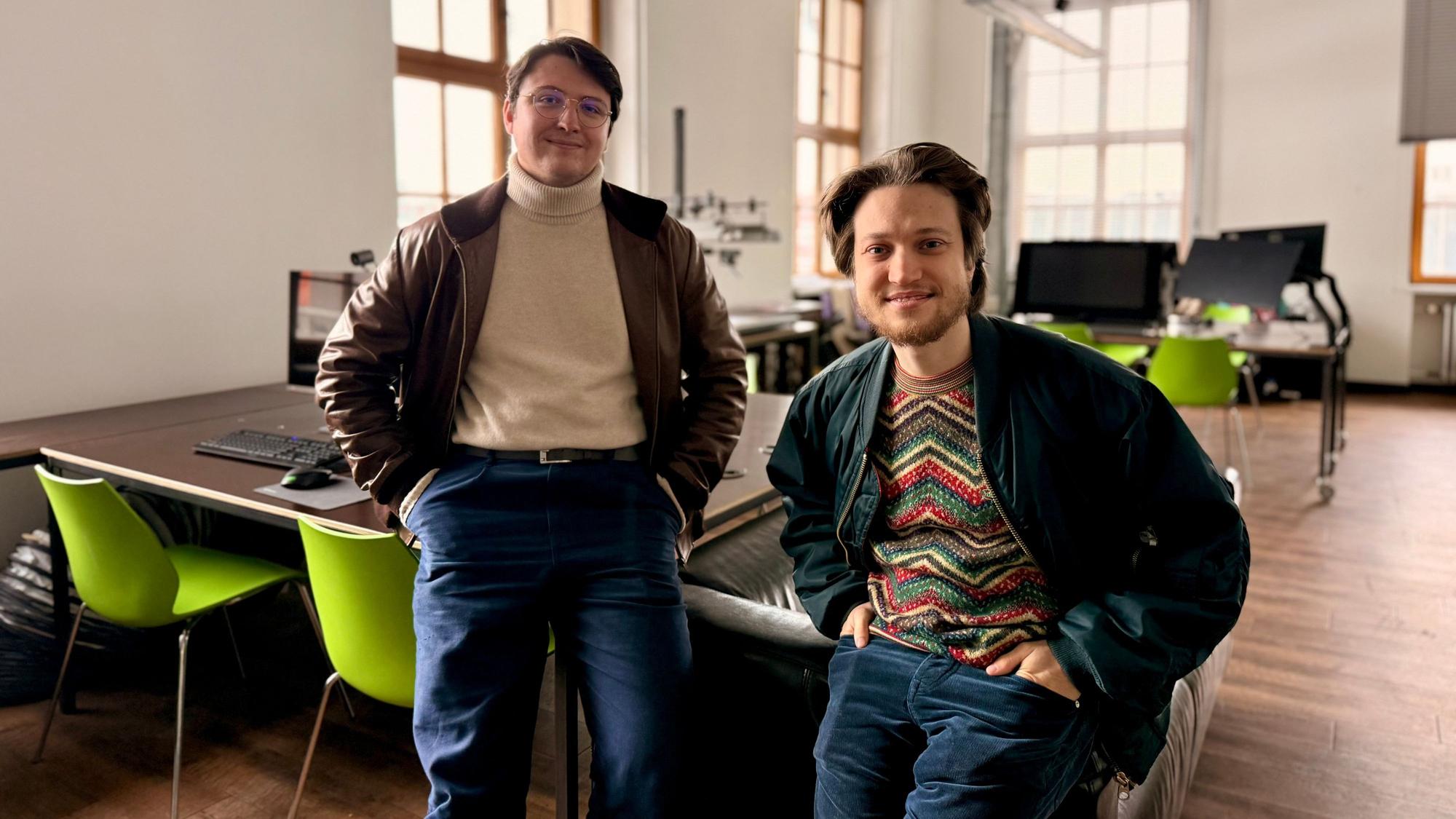 David Zapfe-Wildemann (links) und Raven Rusch haben am Cologne Game Lab der TH Köln studiert.