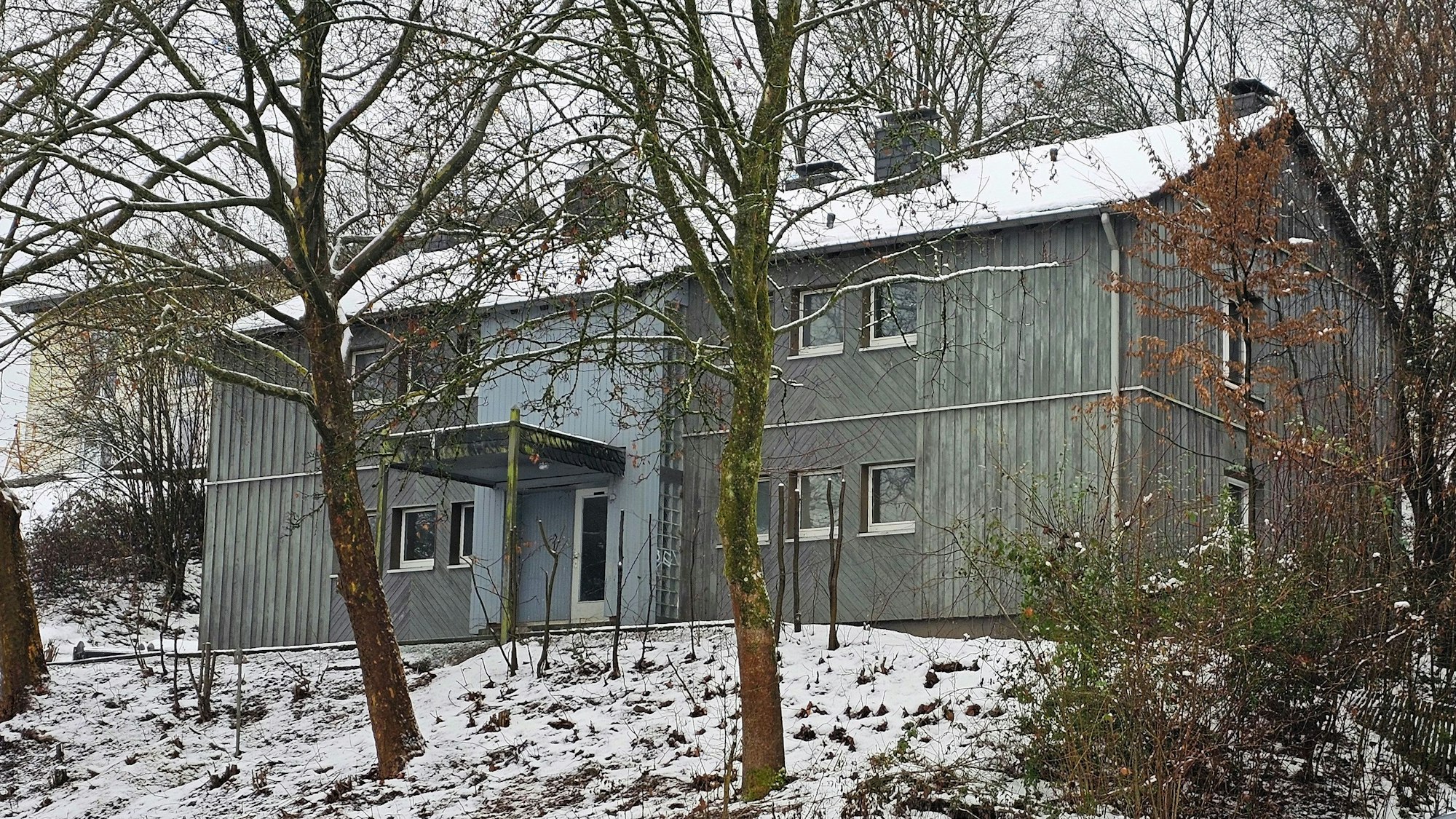 Das Haus zeigt die Unterkunft für Geflüchtete in Kürten