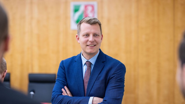 Henning Höne (FDP) Vorsitzender der FDP-Landtagsfraktion, im Düsseldorfer Landtag.