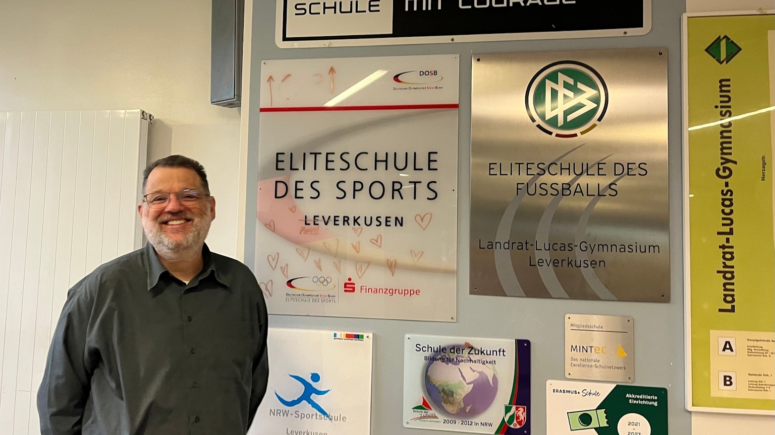 Frank Lathe, neuer Schulleiter am Opladener Landrat-Lucas-Gymnasium