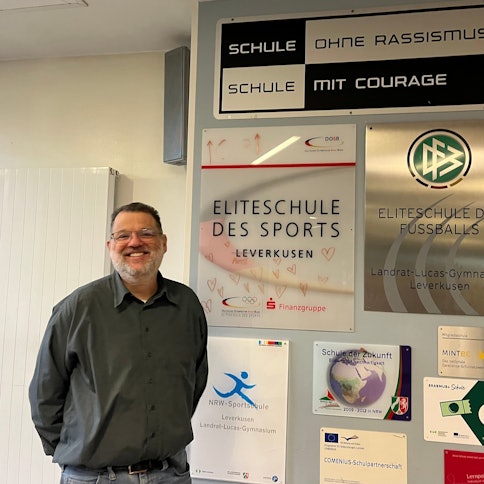 Frank Lathe, neuer Schulleiter am Opladener Landrat-Lucas-Gymnasium