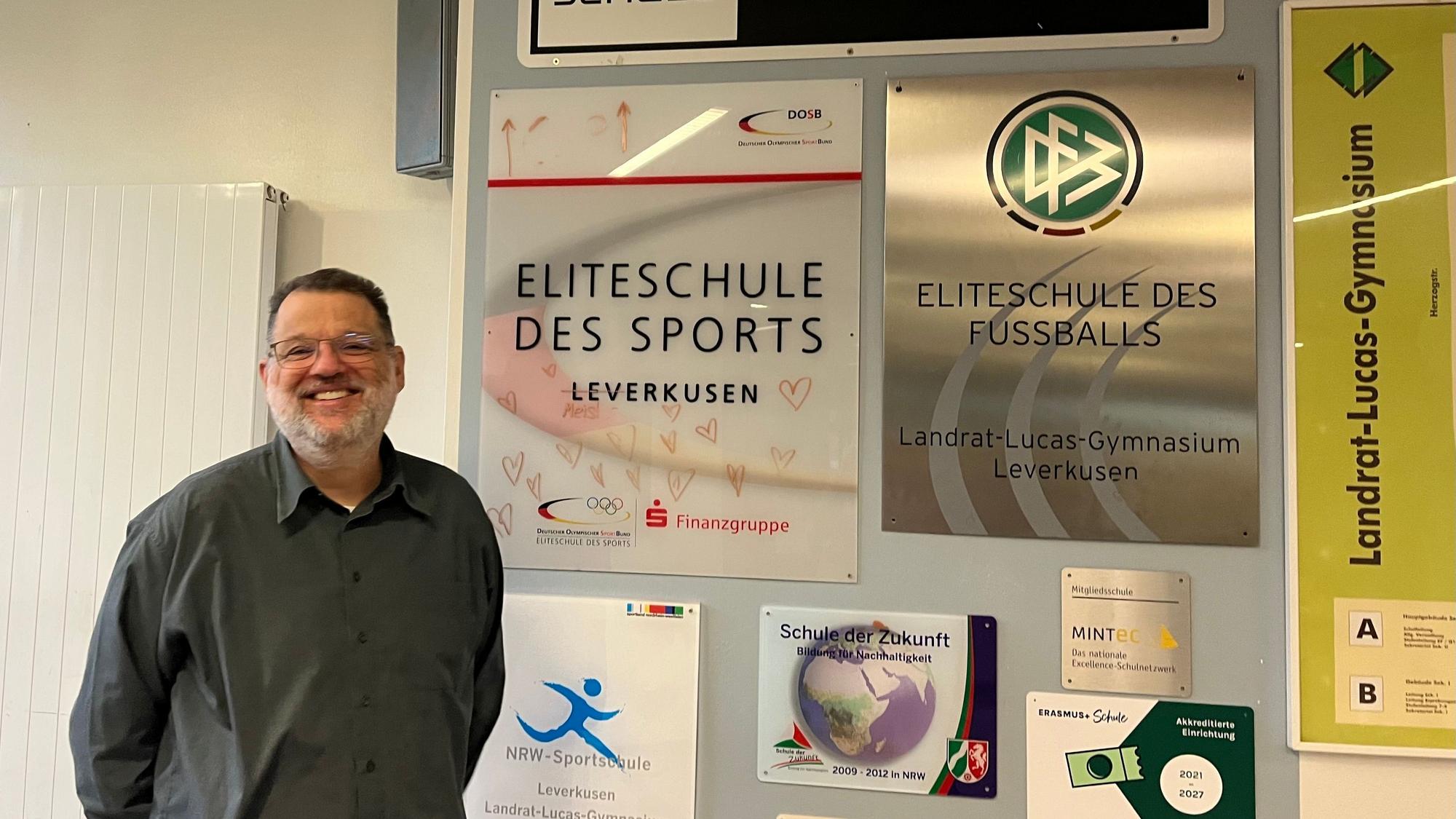Frank Lathe, neuer Schulleiter am Opladener Landrat-Lucas-Gymnasium