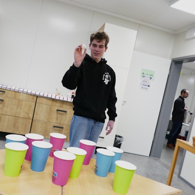 Beim Berufe-Pong sollen die Jugendlichen ihre Stärken und Schwächen entdecken