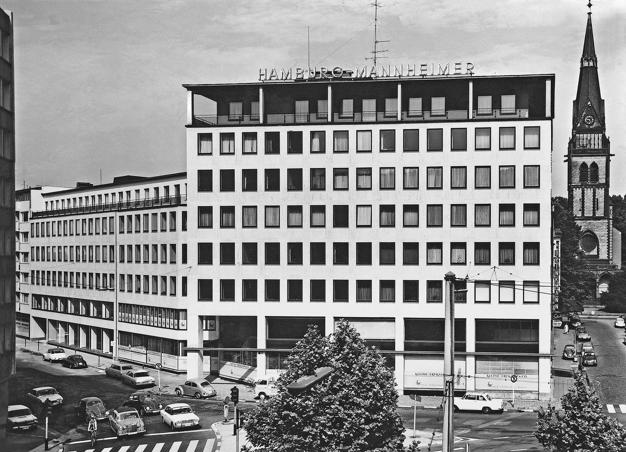 Außenansicht des Bürogebäudes.
