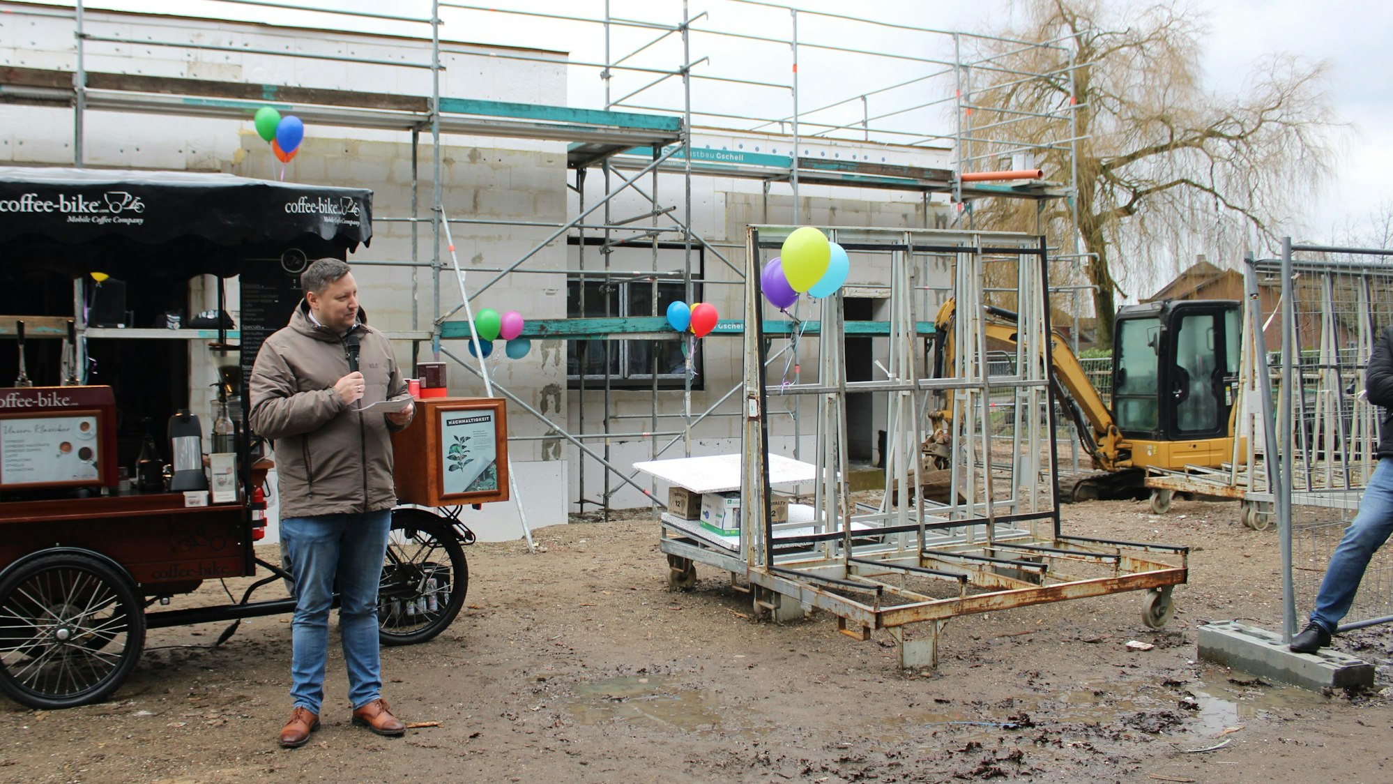 Richtfest bei der Kita "Waldgeister" an der Lohmarer Pützerau