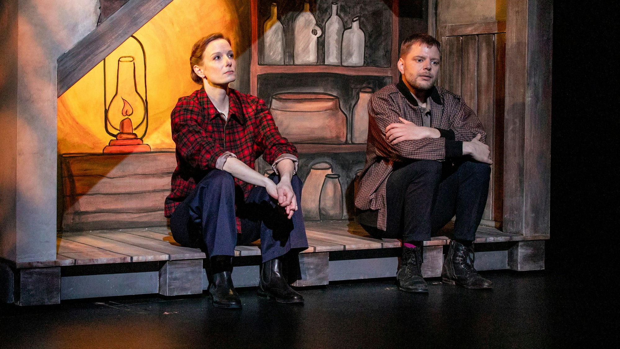 Das Junge Schauspiel des Düsseldorfer Schauspielhauses bringt „Blinde Kuh mit dem Tod“ auf die Bühne des Erholungshauses.