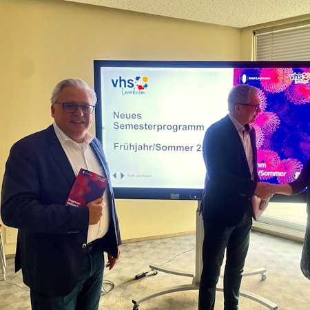 Die Vorstellung des Jahresprogrammes in der VHS fand im Forum statt.