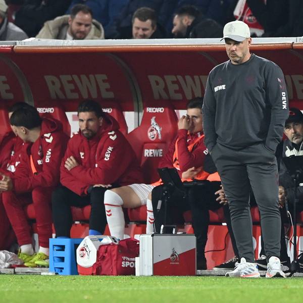 Trainer Lukas Kwasniok sah am Mittwochabend einen beherzten Auftritt seines 1. FC Köln.