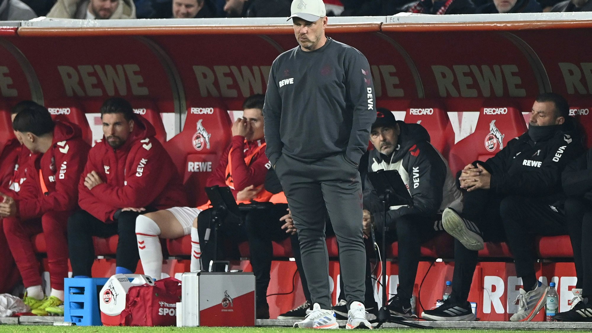 Trainer Lukas Kwasniok sah am Mittwochabend einen beherzten Auftritt seines 1. FC Köln.