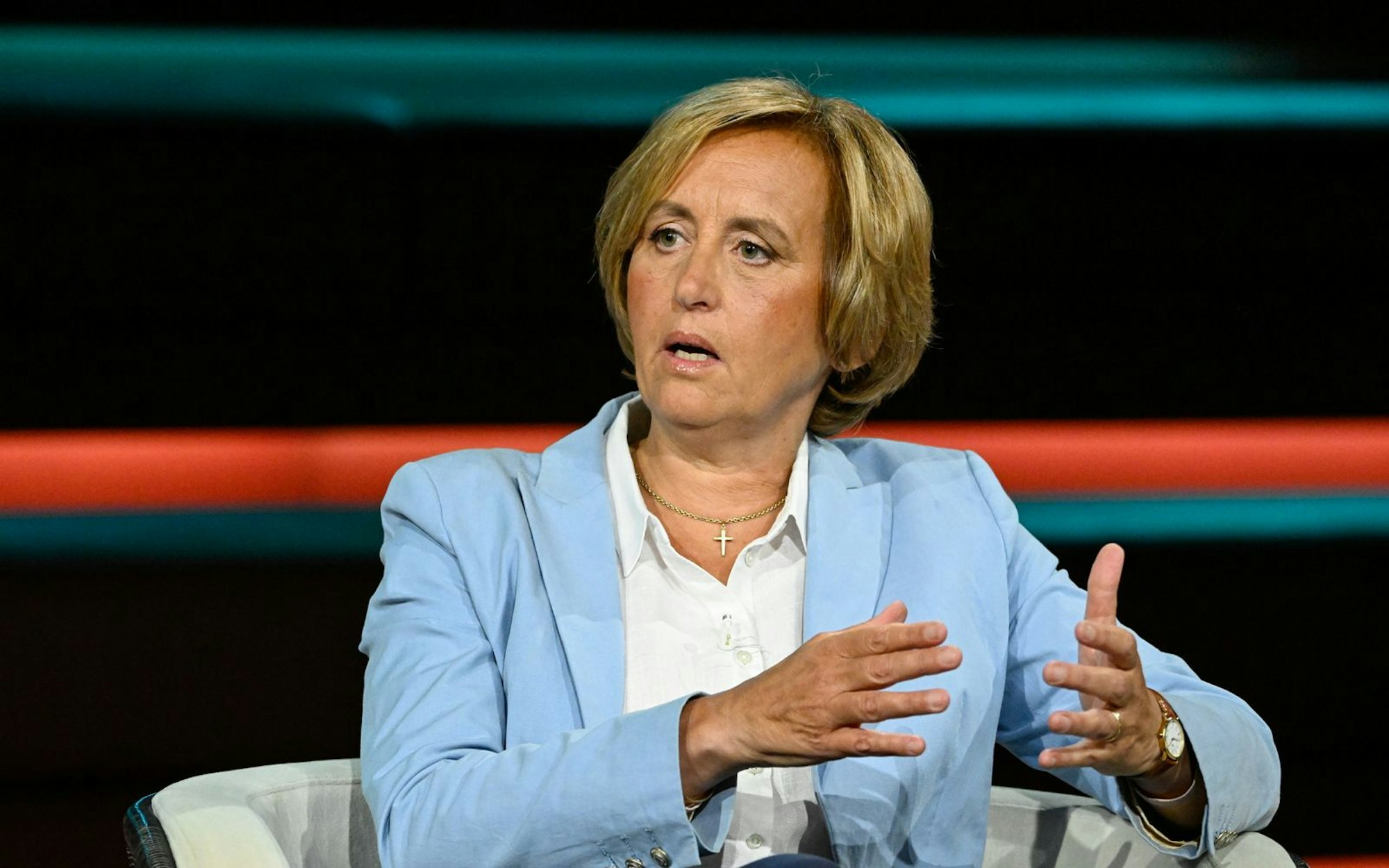 AfD-Politikerin Beatrix von Storch war am Donnerstagabend bei „Markus Lanz“ zu Gast. (Bild: ZDF / Markus Hertrich)