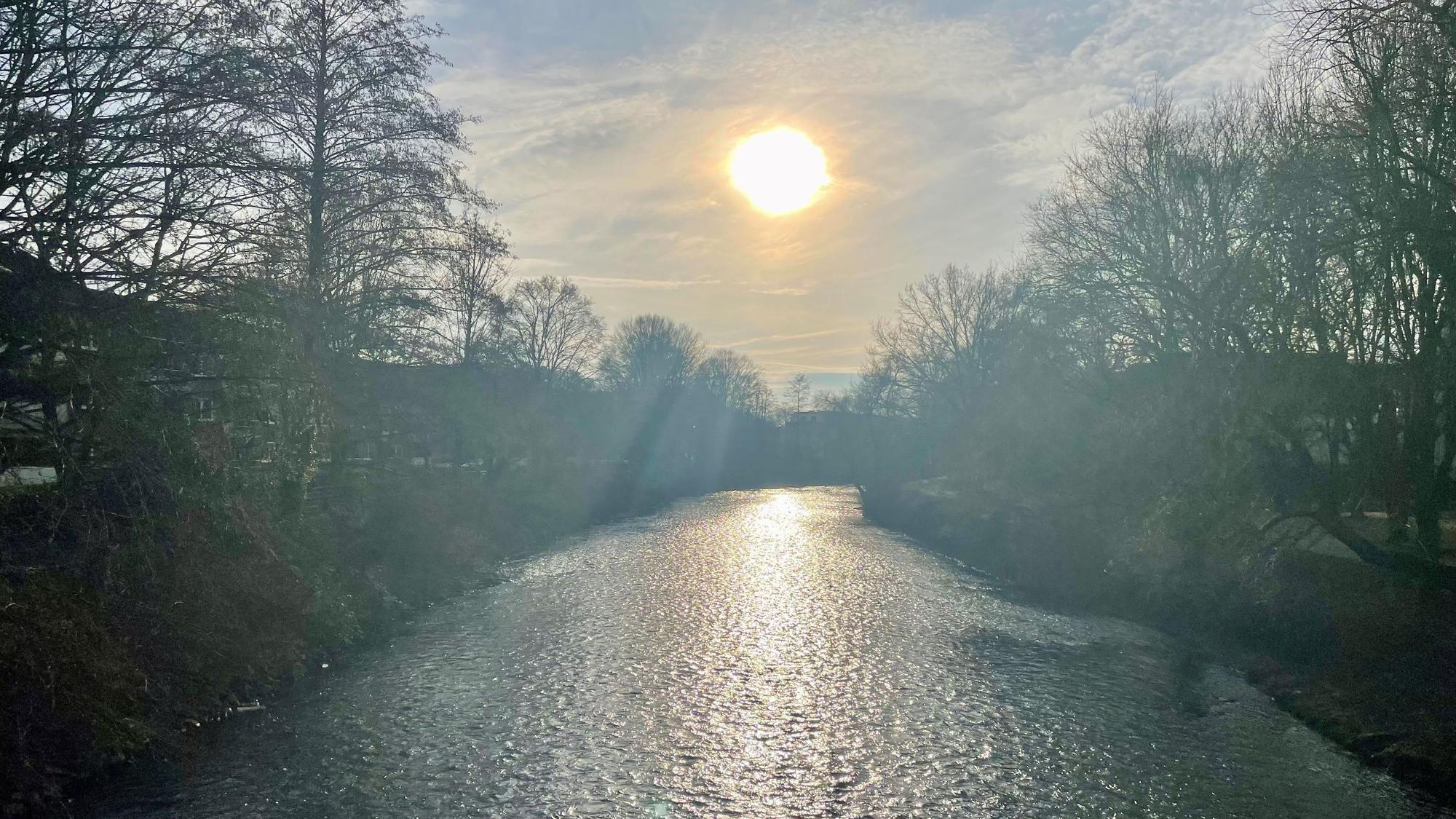 Die Wupper in Leichlingen.