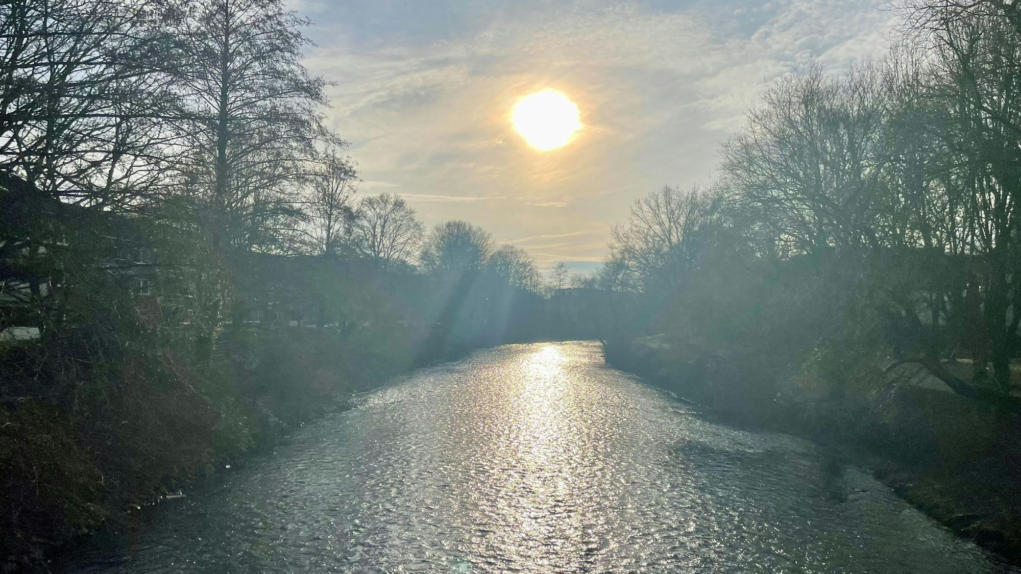 Die Wupper in Leichlingen.